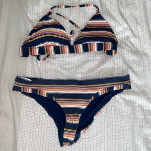 Ripcurl Striped Bikini Set